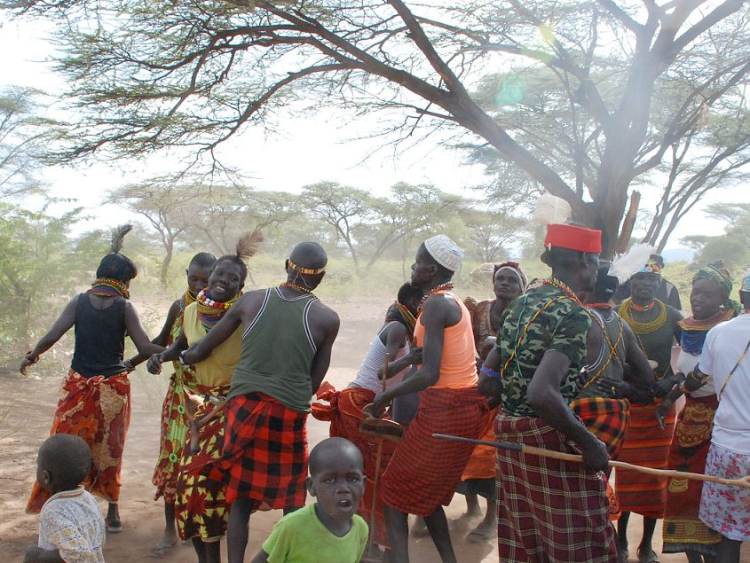 A Turkana community featured in the Bonus Feature 'Two years later' (Photo: Alan Channer)