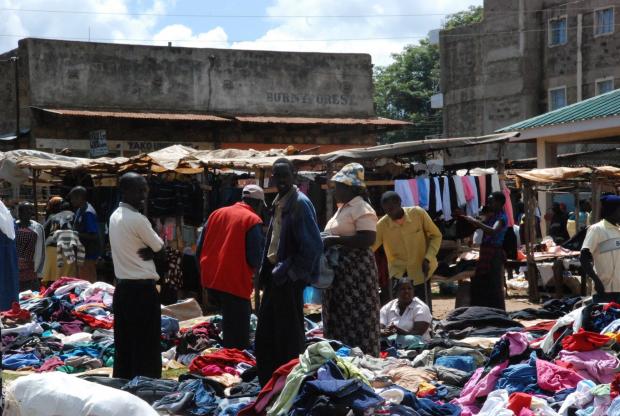 Trade is thriving between the Kikuyu and Kalenjin communities in the re-integrated market of Burnt Forest