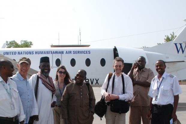 The UN project team in Moundou, southern Chad