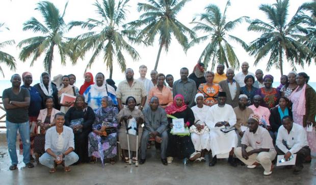 Group photo following the workshop for religious leaders and mothers.