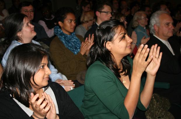 Members of the audience at the Royal Society of Arts