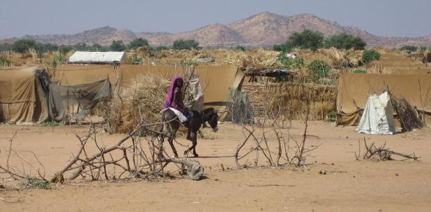 Refugee camp in eastern Chad, bordering Darfur.  
Photo with kind permission of CORD UK
