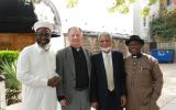 Pastor James and Imam Ashafa with Chaplain to the United States House of Representatives, Rev Patrick Conroy and Dr Sayyid M Syeed, National Director, Office for Interfaith & Community Alliances for the Islamic Society of North America (ISNA)